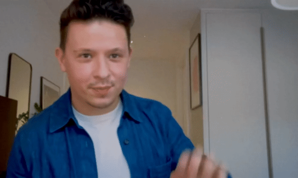 Joey Miranda waving